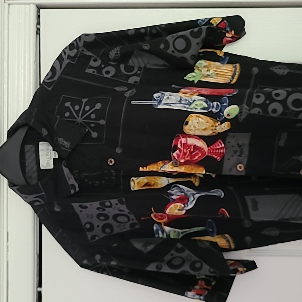 Men's collared party shirt